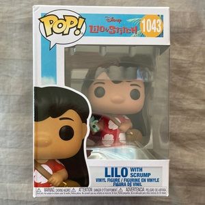 POP Disney: Lilo & Stitch- Lilo with Scrump, Multicolor, One Size